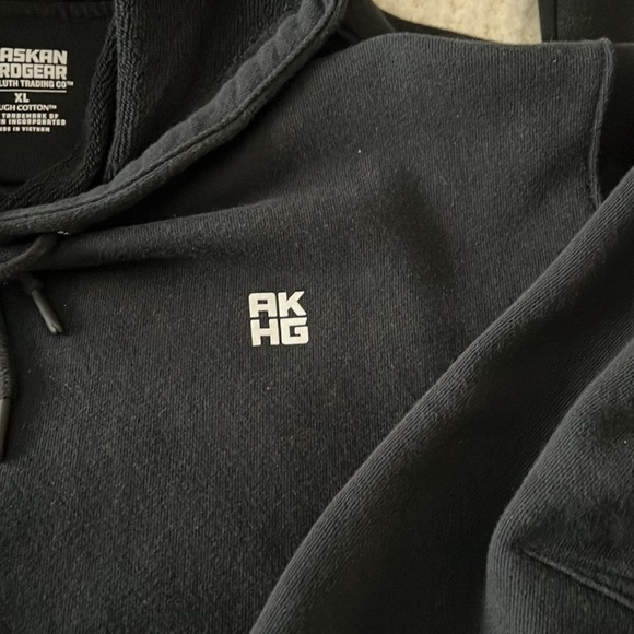 Black Hoodie & Sweat Pant Set. AKHG brand from Duluth. - Picture 4 of 6